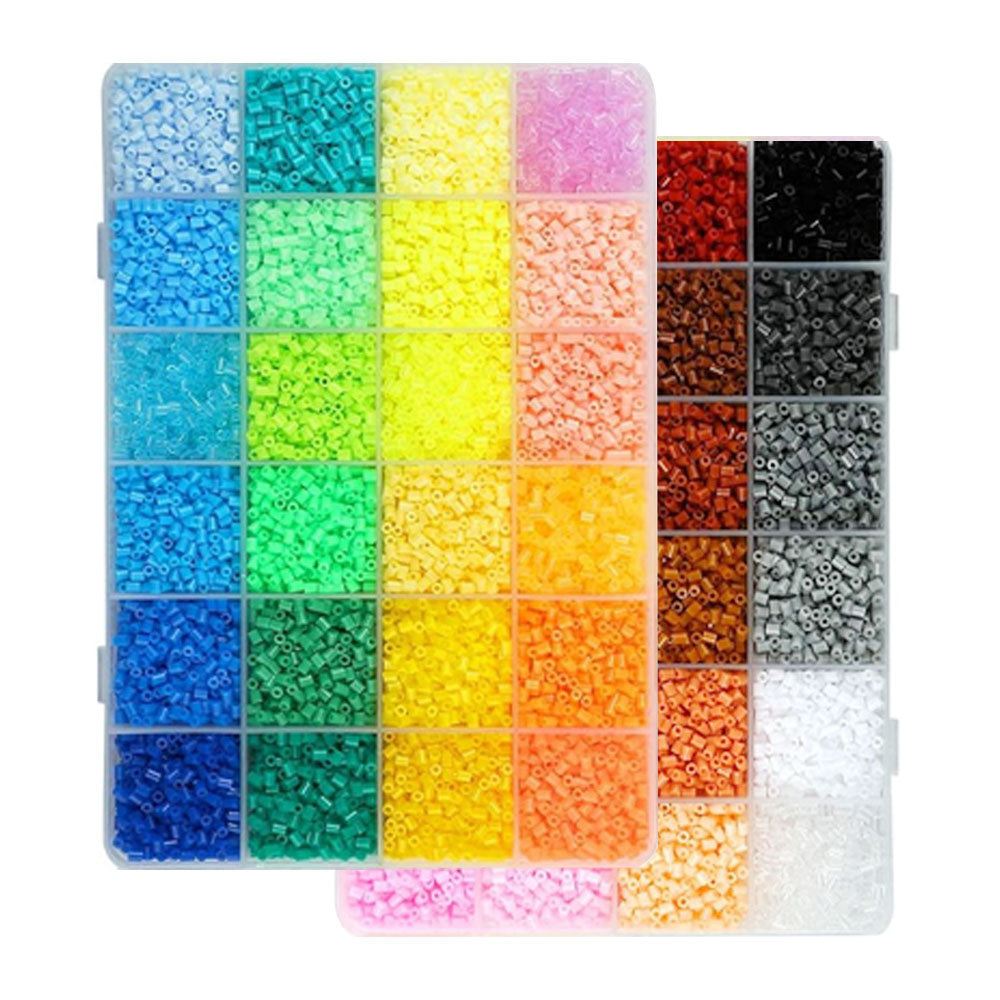 OOPS 72 Colors 2.6mm Fuse Beads Kit - Creative DIY Art & Craft Beads for Kids, Adults, Perler Beads for Unique Handmade Projects